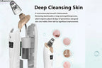 Massivio Remover Vacuum Pore Cleaner Multi Suction Heads Adjustable Suction USB Rechargeable Deep Cleansing Skin Tool Gifts