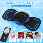 02 Electric Neck Massager + 10 Stickers + 02 Intelligent Remote Control