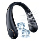 CoolBreeze™ Portable Neck Fan — Bladeless, 3-Speed, Rechargeable