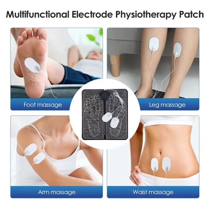 Electric Foot Massager Pad + Electric Muscle Massager