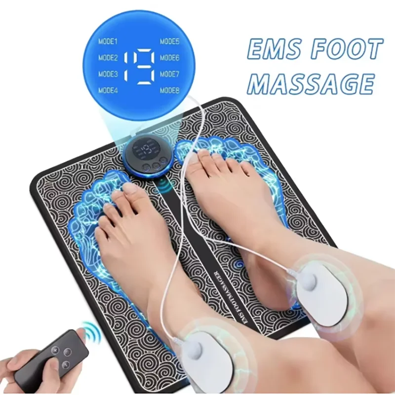 Electric Foot Massager Pad + Electric Muscle Massager