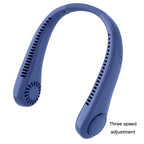 CoolBreeze™ Portable Neck Fan — Bladeless, 3-Speed, Rechargeable